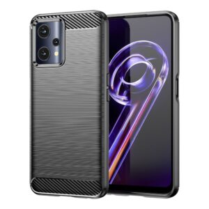 Aizmugurējais vāciņš Hurtel  Carbon Case Flexible Cover Realme 9 Pro black 