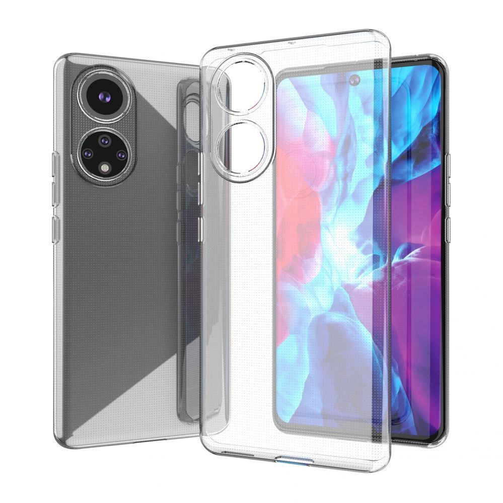 Back panel cover Hurtel Ultra Clear 0.5mm Honor 50 SE Gel Cover transparent