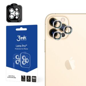 Protective glass 3MK  3MK Lens Protection Pro iPhone 12 Pro Max Camera lens protection with mounting frame 1 pc. 