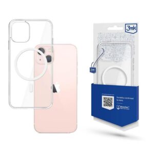 Nugarėlės dėklai 3MK  Case for iPhone 13 compatible with MagSafe from the 3mk MagCase series - transparent 