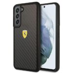 Back panel cover Ferrari  Ferrari FEHCS22MFCAK S22+ S906 black/black hardcase On Track Real Carbon 