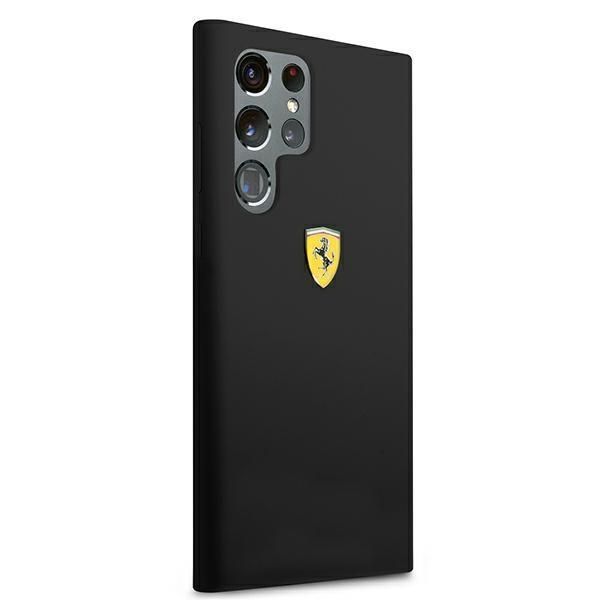 Tagakaaned Ferrari Ferrari FESSIHCS22LBK S22 Ultra S908 black/black hardcase On Track Silicone
