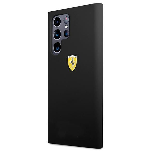 Tagakaaned Ferrari Ferrari FESSIHCS22LBK S22 Ultra S908 black/black hardcase On Track Silicone