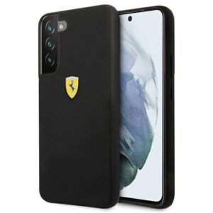 Nugarėlės dėklai Ferrari  Ferrari FESSIHCS22SBK S22 S901 black/black hardcase On Track Silicone 