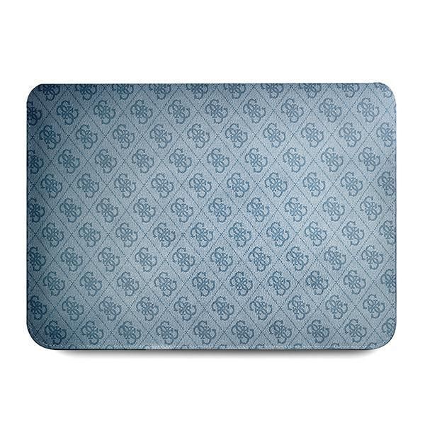 Back panel cover Guess Guess 4G Uptown Triangle Logo case for 13-14" laptop - blue
