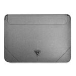 Back panel cover Guess  Guess Saffiano Triangle Logo case for a 14" laptop - silver 