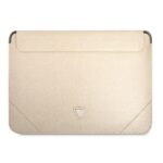 Tagakaaned Guess  Guess Saffiano Triangle Logo case for a 16" laptop - beige 