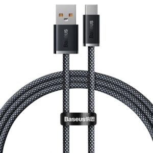 Kabelis Baseus  Baseus Dynamic Series USB cable - USB Type C 100W 1m gray (CALD000616)