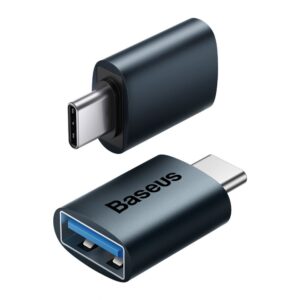 Kabelis Baseus  Baseus Ingenuity Series USB Type C to USB-A 3.2 gen 1 adapter blue (ZJJQ000003)