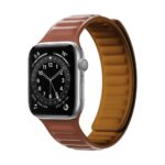Aizmugurējais vāciņš Hurtel - Magnetic Strap Magnetic Strap Bracelet for Apple Watch 42 / 44 mm - Brown 