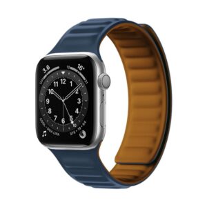 Nugarėlės dėklai Hurtel - Magnetic Strap Magnetic Strap Bracelet for Apple Watch 41mm - Blue 