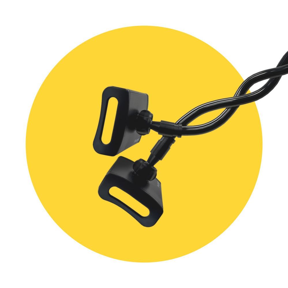 Auto holder Wozinsky Wozinsky long flexible phone and tablet holder black (WTHBK5)