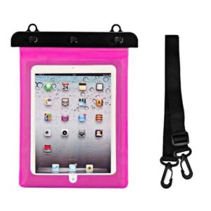 Nugarėlės dėklai Hurtel  Waterproof PVC tablet case - pink 