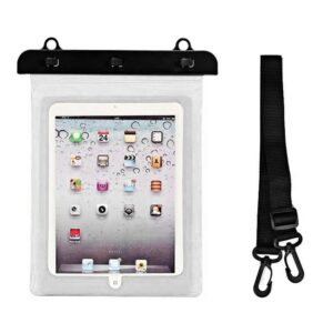 Nugarėlės dėklai Hurtel  Waterproof PVC tablet case - white 