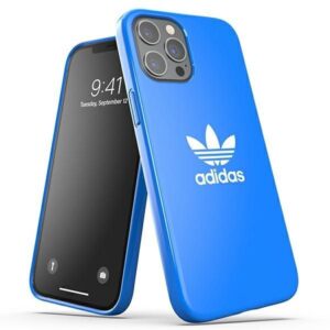 Aizmugurējais vāciņš Adidas  Adidas OR SnapCase Trefoil iPhone 12 Pro Max niebieski/blue 42291 