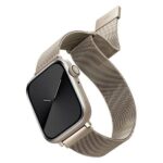 Back panel cover UNIQ  Uniq Dante Stainless Steel strap for Apple Watch 1/2/3/4/5/6/7/8/SE/SE2 38/40/41mm - beige 