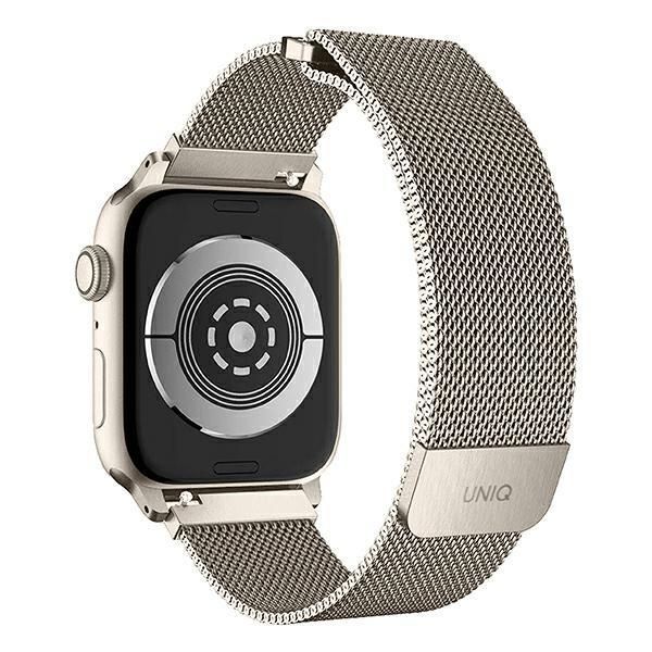 Tagakaaned UNIQ Uniq Dante Stainless Steel strap for Apple Watch 1/2/3/4/5/6/7/8/SE/SE2 38/40/41mm - beige