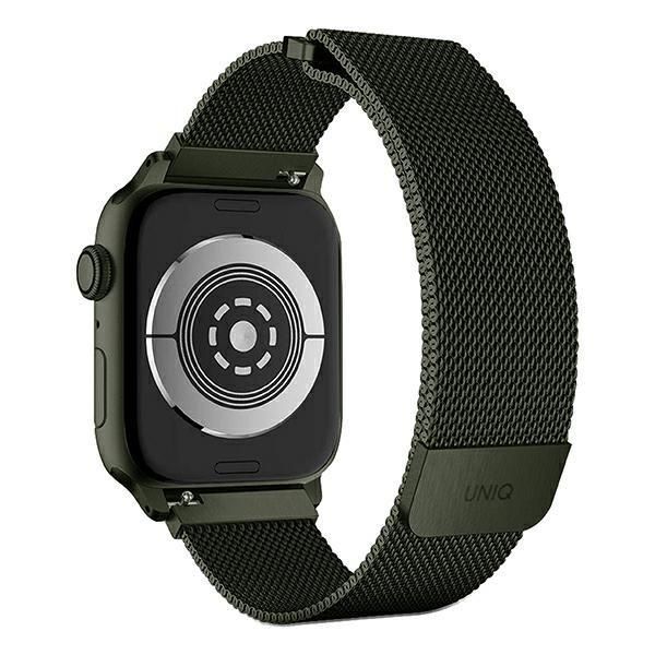 Tagakaaned UNIQ Uniq Dante Stainless Steel strap for Apple Watch 1/2/3/4/5/6/7/8/SE/SE2 38/40/41mm - green