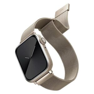 Nugarėlės dėklai UNIQ  Uniq Dante Stainless Steel strap for Apple Watch 1/2/3/4/5/6/7/8/SE/SE2 42/44/45mm - beige 