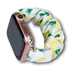 Aizmugurējais vāciņš Hurtel  Fabric band for Apple Watch 38 / 40 / 41 mm strap bracelet rubber band - pineapple 
