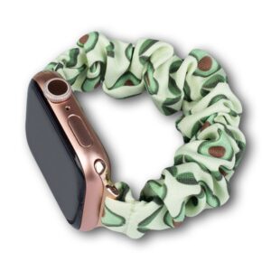 Aizmugurējais vāciņš Hurtel  Fabric band for Apple Watch 42 / 44 / 45 mm strap bracelet rubber band - avocado 