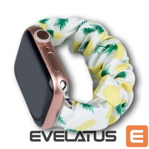 Aizmugurējais vāciņš Hurtel  Fabric band for Apple Watch 42 / 44 / 45 mm strap bracelet rubber band - pineapple 