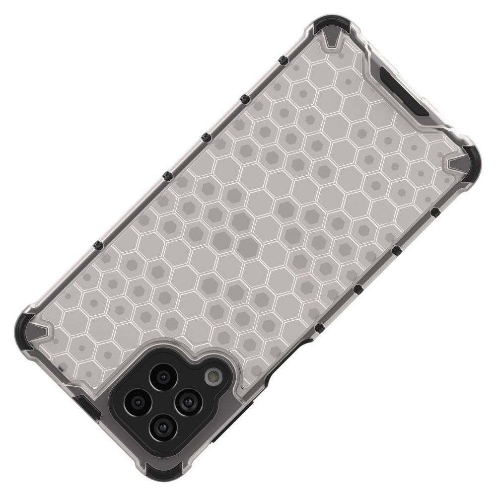 Aizmugurējais vāciņš Hurtel Honeycomb case armored cover with a gel frame for Samsung Galaxy M53 5G transparent