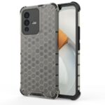 Nugarėlės dėklai Hurtel - Honeycomb case armored cover with a gel frame Vivo V23 5G black 
