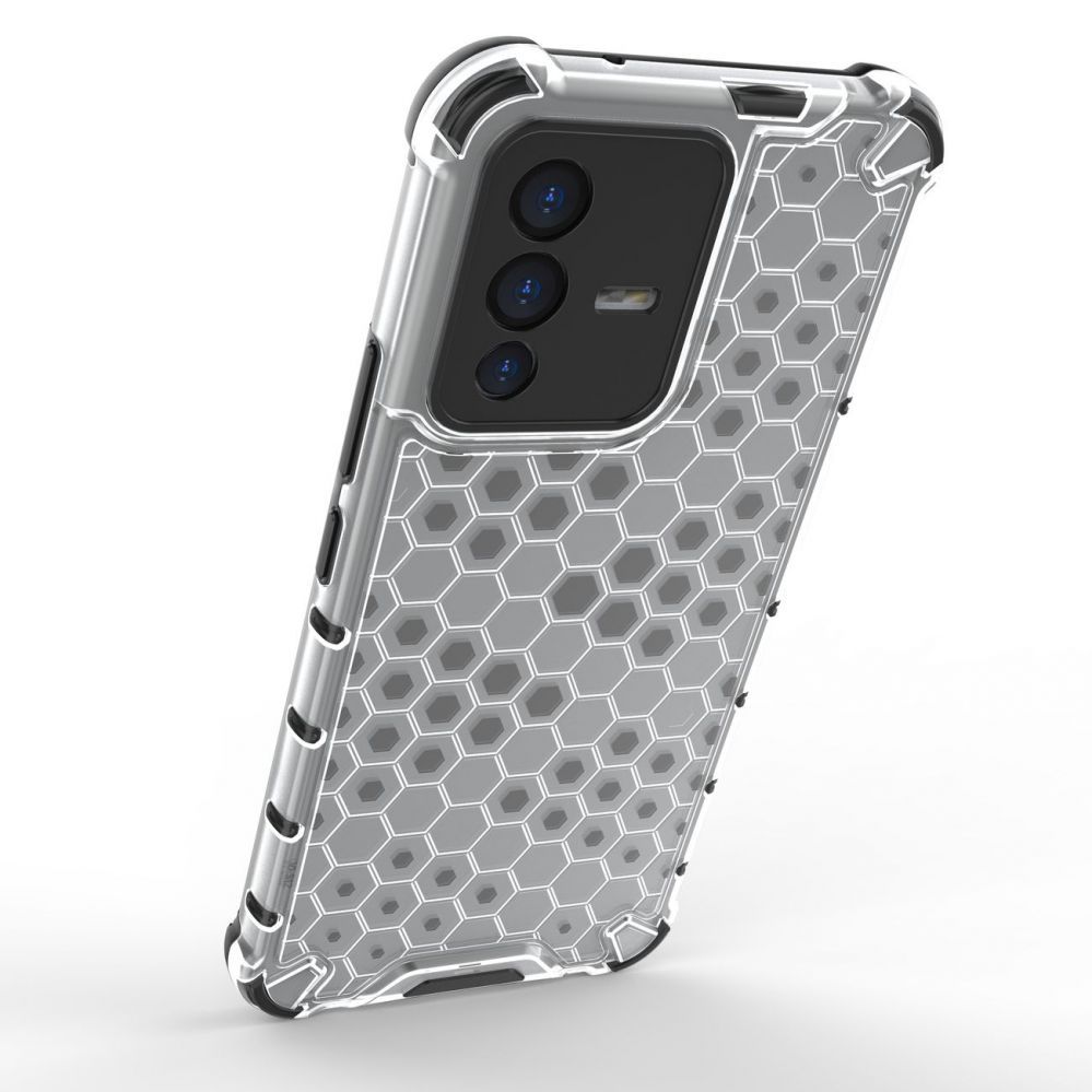Tagakaaned Hurtel - Honeycomb case armored cover with a gel frame Vivo V23 5G black