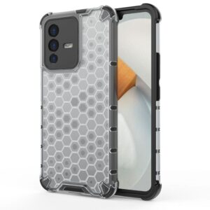 Aizmugurējais vāciņš Hurtel  Honeycomb case armored cover with a gel frame for Vivo V23 5G transparent 
