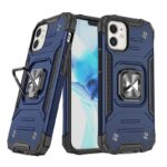 Чехол на заднюю панель Wozinsky - Wozinsky Ring Armor case for iPhone 14 armored cover magnetic holder ring blue 