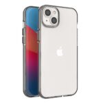 Aizmugurējais vāciņš Hurtel  Spring Case case for iPhone 14 Plus silicone case with a frame black 