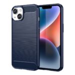 Tagakaaned Hurtel  Carbon Case iPhone 14 case flexible gel back cover blue 