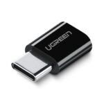 Adapteriai Ugreen  adapter micro USB to USB Type C adapter black (30391) Black