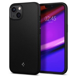 Nugarėlės dėklai Spigen - Spigen Mag Armor Case with MagSafe for iPhone 13 - Matte Black 