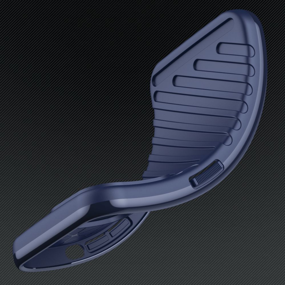 Nugarėlės dėklai Hurtel Thunder Case iPhone 14 blue armored case