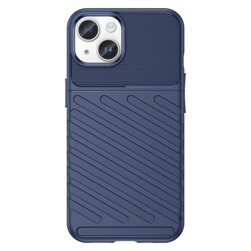 Nugarėlės dėklai Hurtel Thunder Case iPhone 14 blue armored case