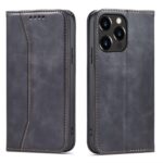 Aizmugurējais vāciņš Hurtel - Magnet Fancy Case case for iPhone 14 flip cover wallet stand black 