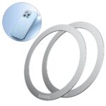 Kiti Baseus  Baseus Halo Series magnetic ring (2 pcs/package) silver (PCCH000012) 