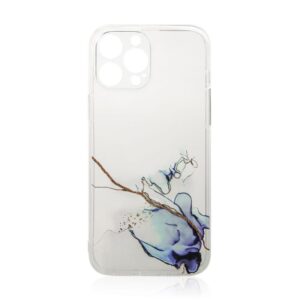 Nugarėlės dėklai Hurtel - Marble Case for iPhone 12 Pro Gel Cover Marble Blue 