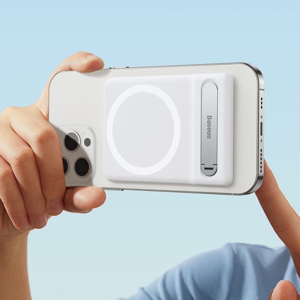 Other Baseus Baseus folding stand with magnetic holder white (LUXZ010002)