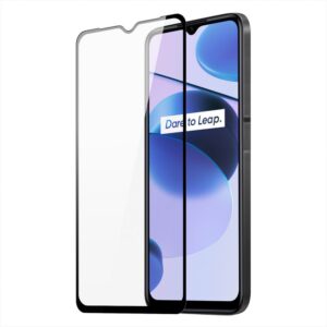 Apsauginiai stiklai Dux Ducis  Dux Ducis 9D Tempered Glass full screen 9H tempered glass with frame Realme C35 black (case friendly) 