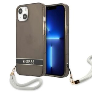 Aizmugurējais vāciņš Guess  Guess GUHCP13SHTSGSK iPhone 13 mini 5.4" black/black hardcase Translucent Stap