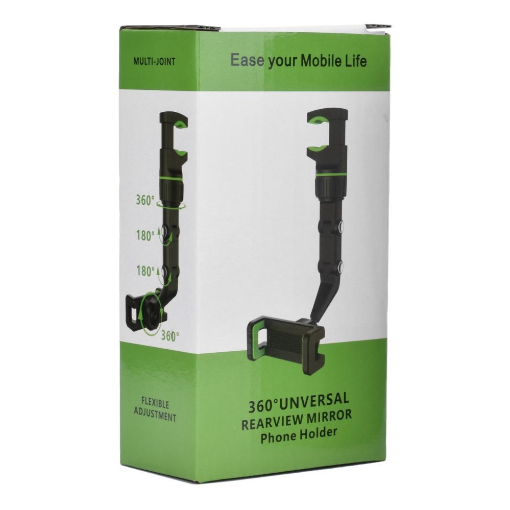 Auto holder Hurtel Adjustable car rearview mirror holder for smartphone