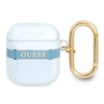 Чехол на заднюю панель Guess  Guess GUA2HHTSB AirPods cover blue/blue Strap Collection