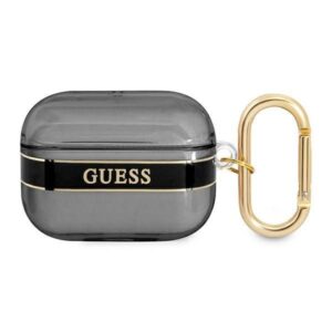 Aizmugurējais vāciņš Guess  Guess GUAPHHTSK AirPods Pro cover black/black Strap Collection