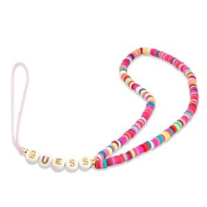 Other Guess  Guess pendant GUSTGMPP Phone Strap multicolor pink/multicolor pink Heishi Beads