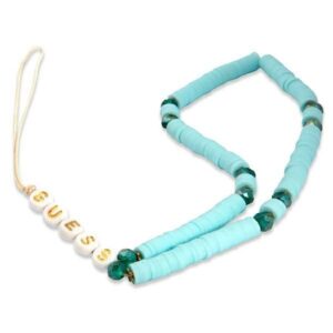Other Guess  Guess pendant GUSTPEARP Phone Strap blue/blue Heishi Beads