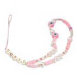 Muu Guess  Guess pendant GUSTSHPP Phone Strap pink/pink Beads Shell 