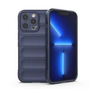 Aizmugurējais vāciņš Hurtel - Magic Shield Case case for iPhone 13 Pro Max flexible armored case dark blue 